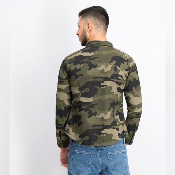 GH Bass & Co Camouflage Lightweight Jacket - Picture 3 of 14
